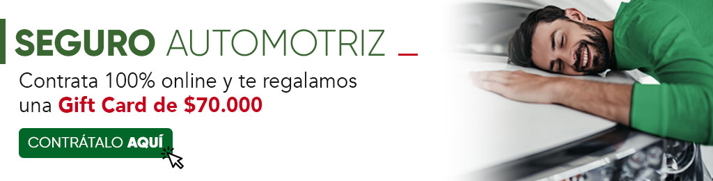 Bases Gift Card Seguro Automotriz $70.000