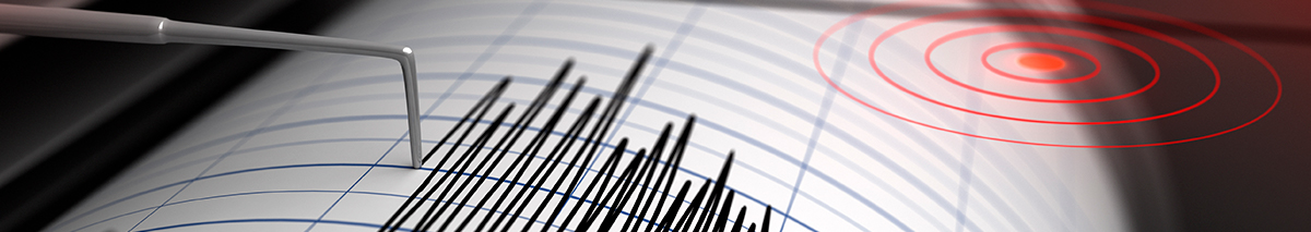 Gráfico realizado por un sismógrafo durante un temblor