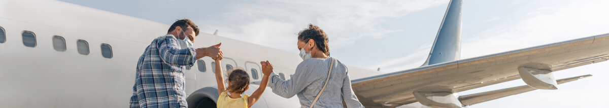 personas en un avion